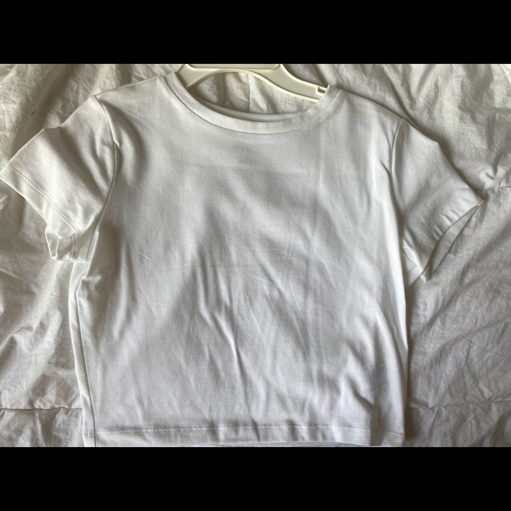White Crop Top